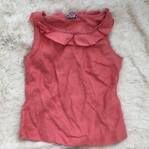 Ann Taylor Loft Coral Tank Top